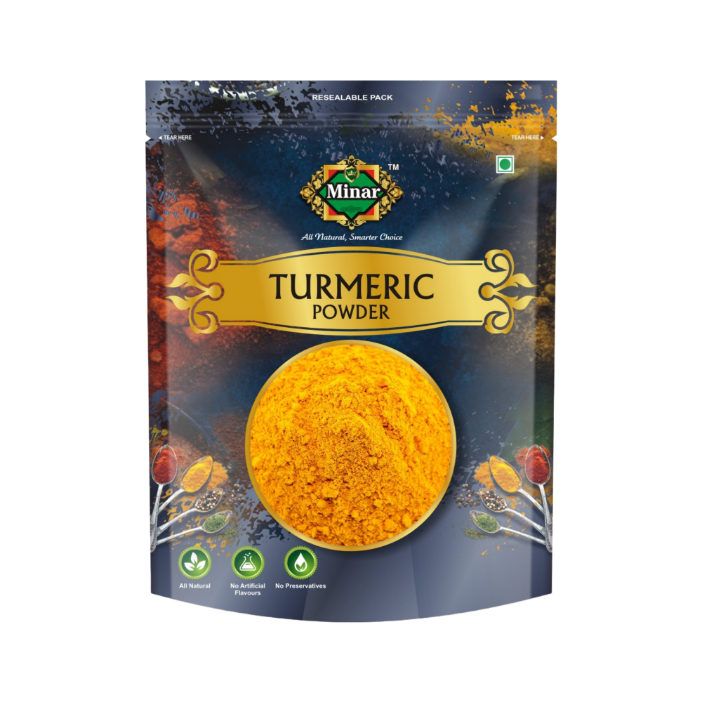 Minar 100% Natural Turmeric (Haldi Powder) 500g (Pack of 1)